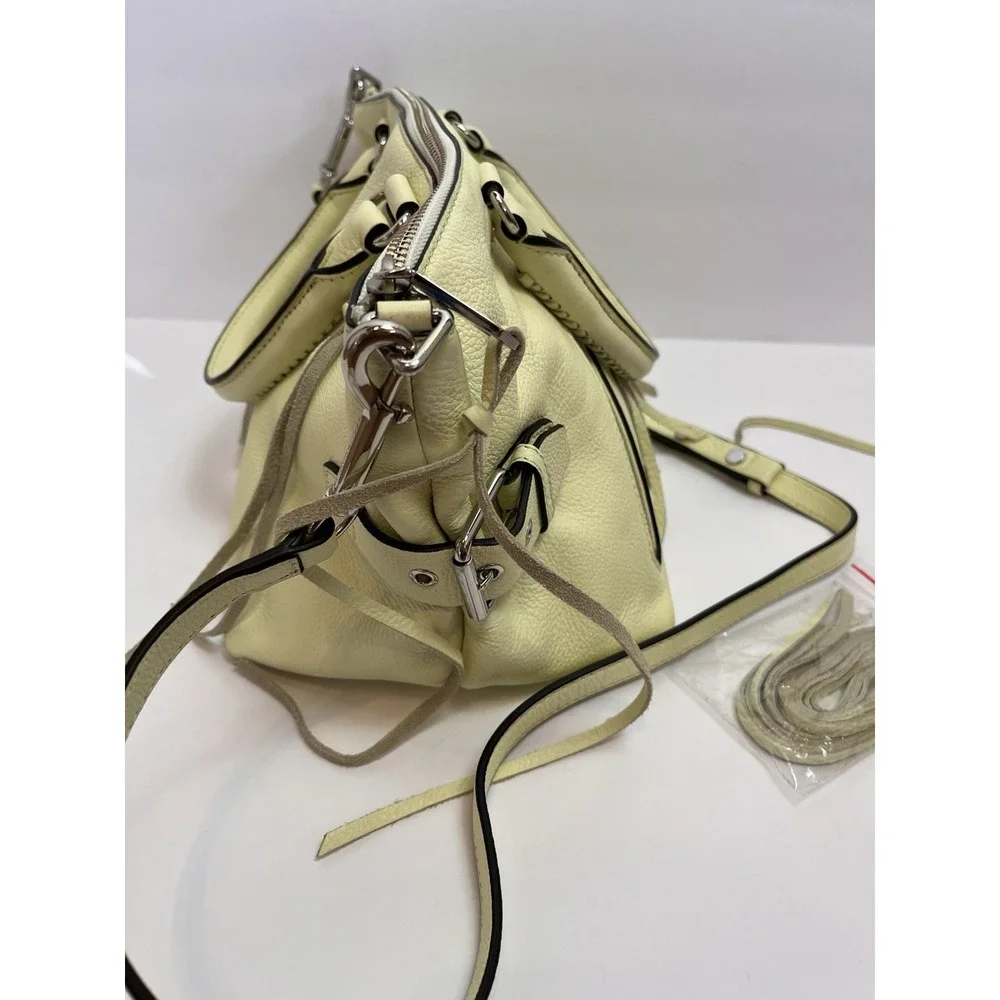 Rebecca Minkoff Shoulder Bag In Honeydoo Large Purse Handbag Leather - Picture 12 of 13